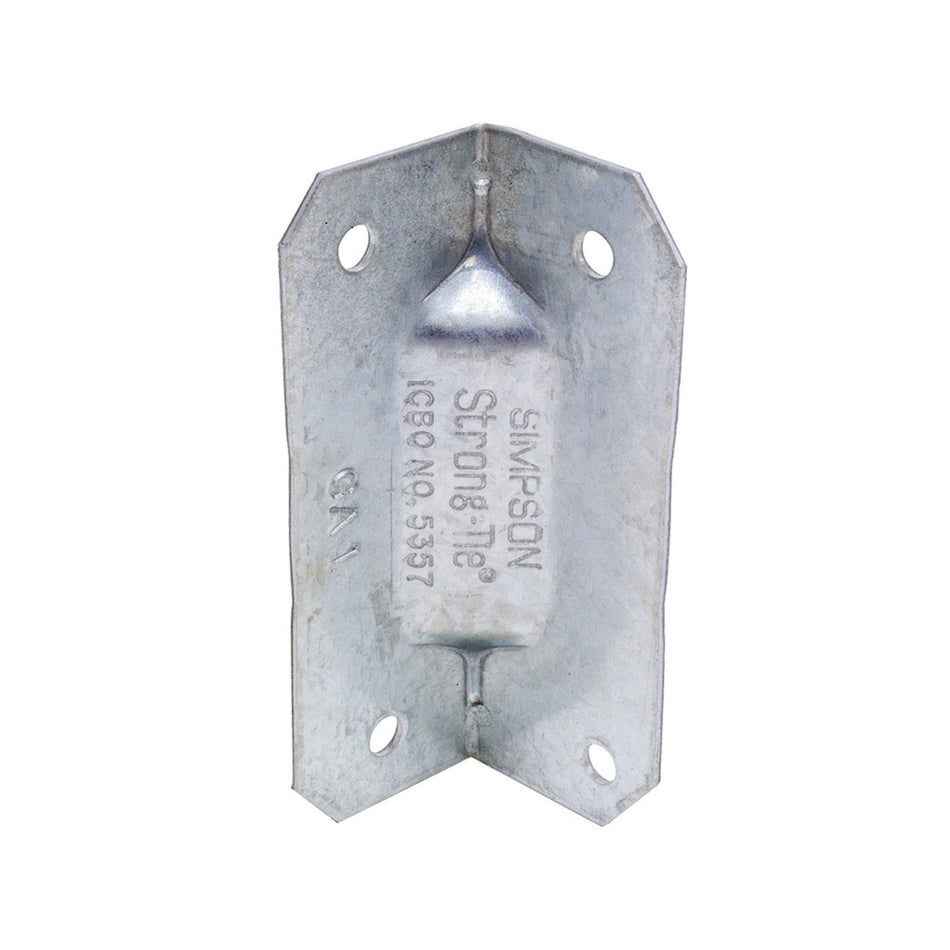 Simpson Strong-Tie 1 in. W X 2.8 in. L Galvanized Steel Gusset Angle - GA1