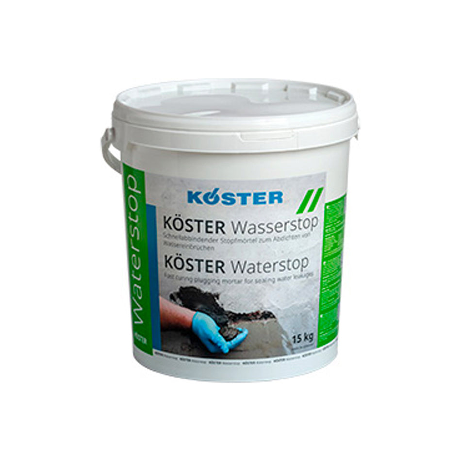 Koster Waterstop - Expanding, Fast Curing Plugging Mortar - W 540 015