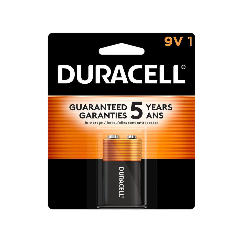 Duracell - 1 Coppertop 9V Long-lasting Battery - 9V1