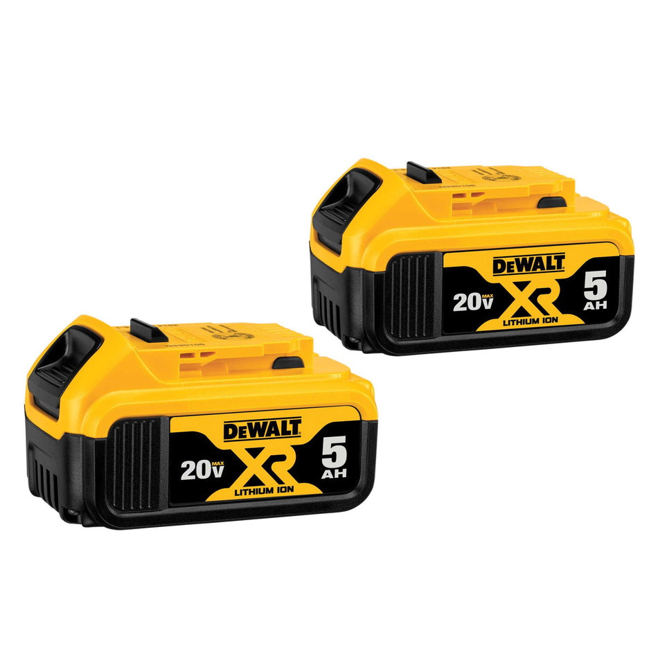 Dewalt 20V MAX XR 5Ah Battery (2 PK) - DCB205-2
