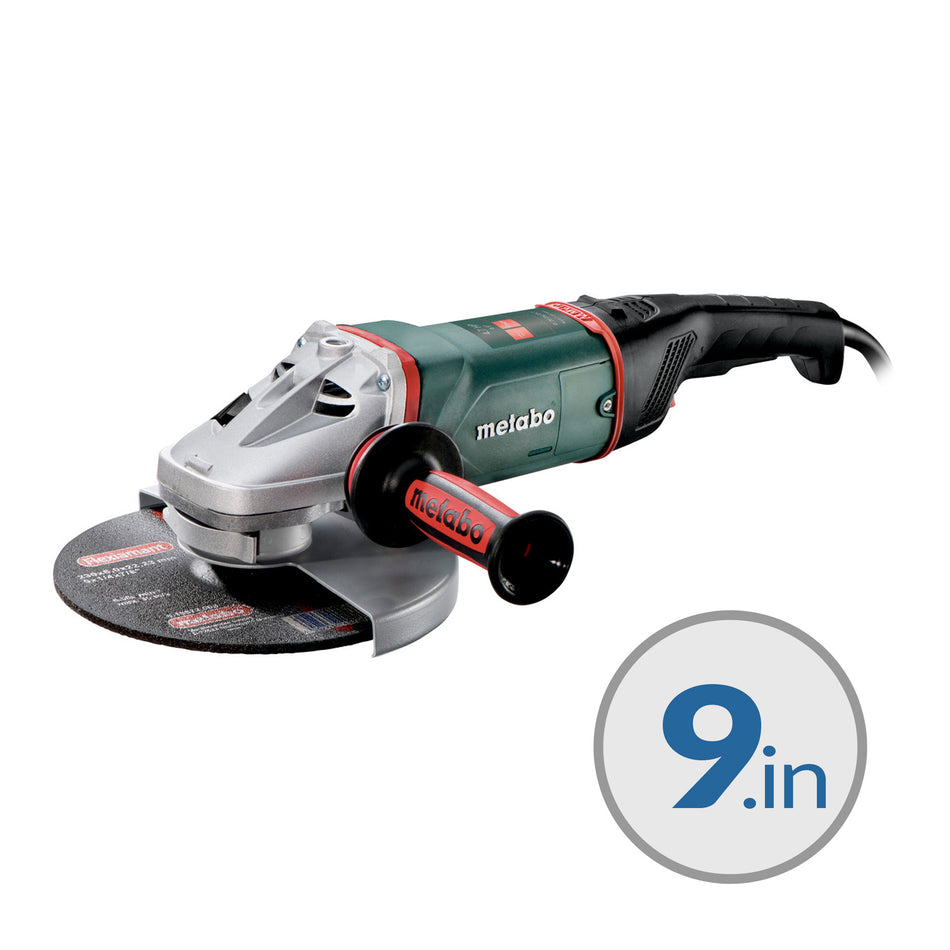 Metabo 9 in. Angle Grinder, Mvt Non-Locking - W 26-230 - US606474760