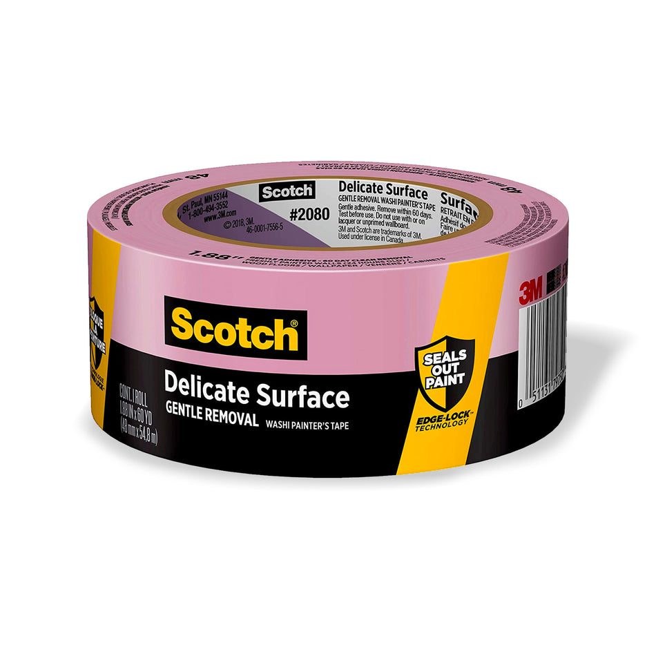Scotch Delicate Surface Painter’s Tape 1.88 in. x 60 yd. -  2080