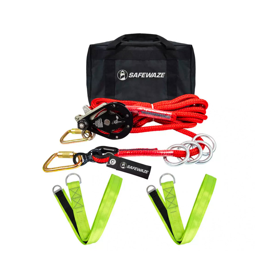 Safewaze 30' 4-Person Rope HLL: Cross Arm Straps - 019-8012