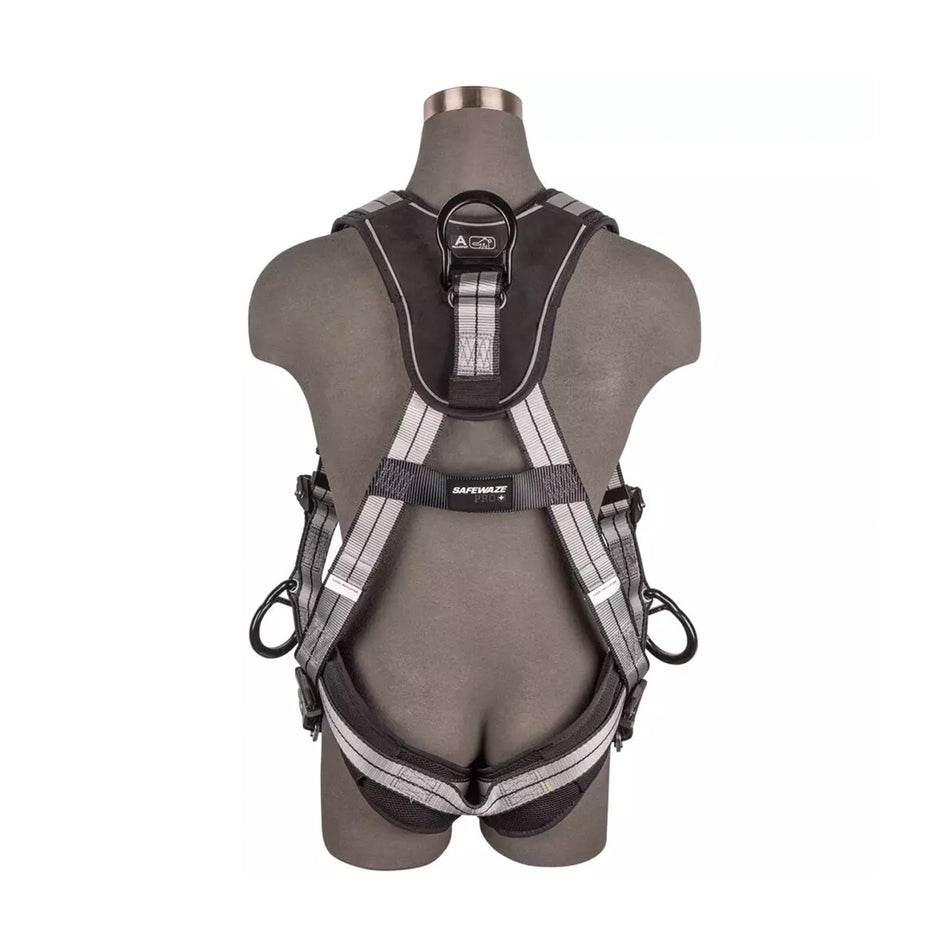 Safewaze PRO+ Slate Full Body Harness: Alu 3D, Alu QC Chest, TB Legs - 020-1206