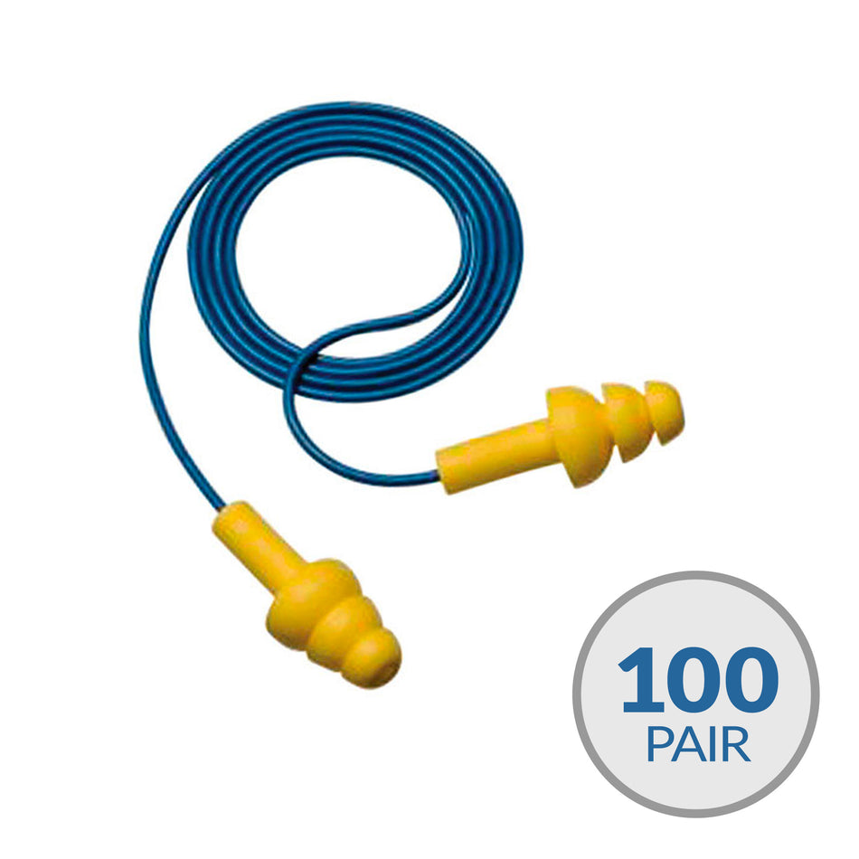 3M E-A-R 25 dB Foam Earplugs Yellow (100 pair) 340-4004
