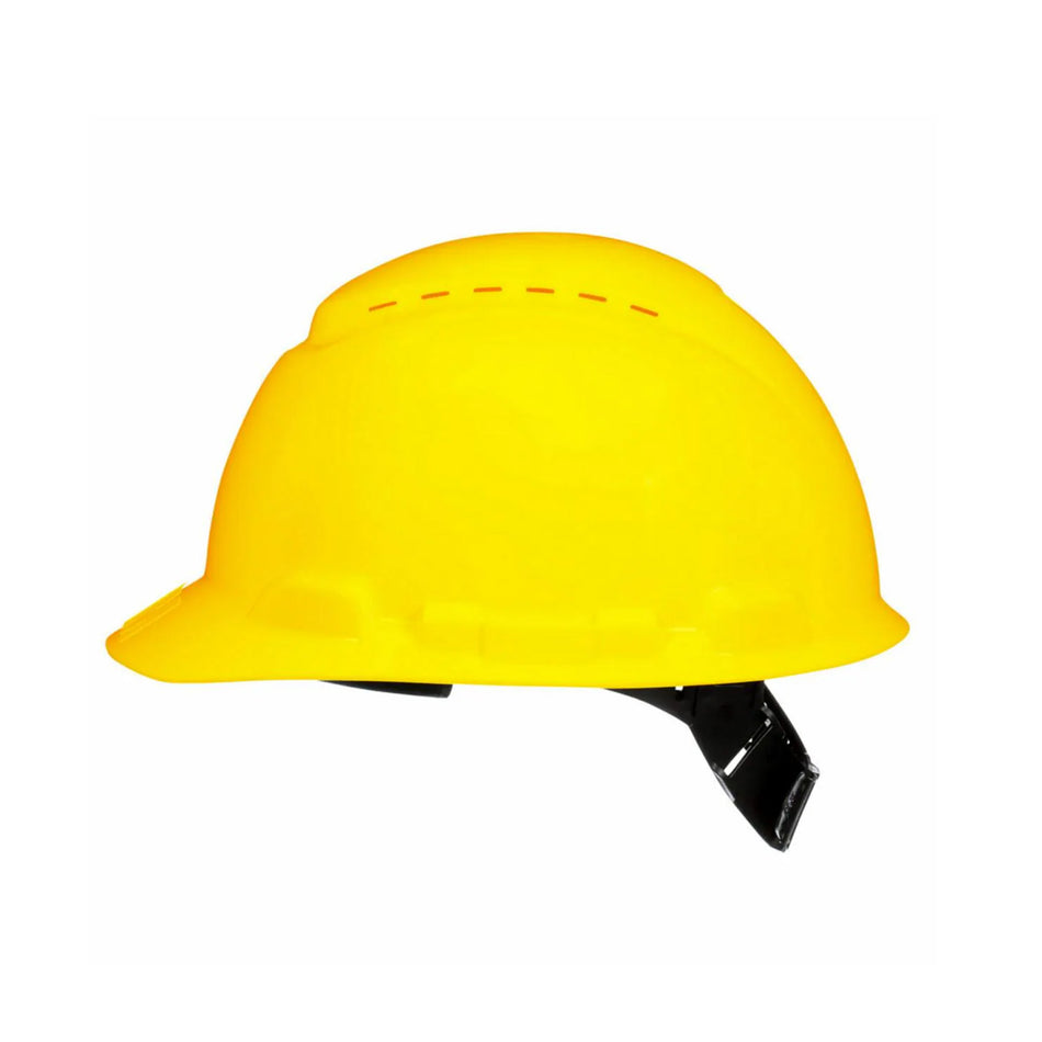 3M 4-Point Ratchet Safety Hard Hat Yellow - CHHYH1-12-DC