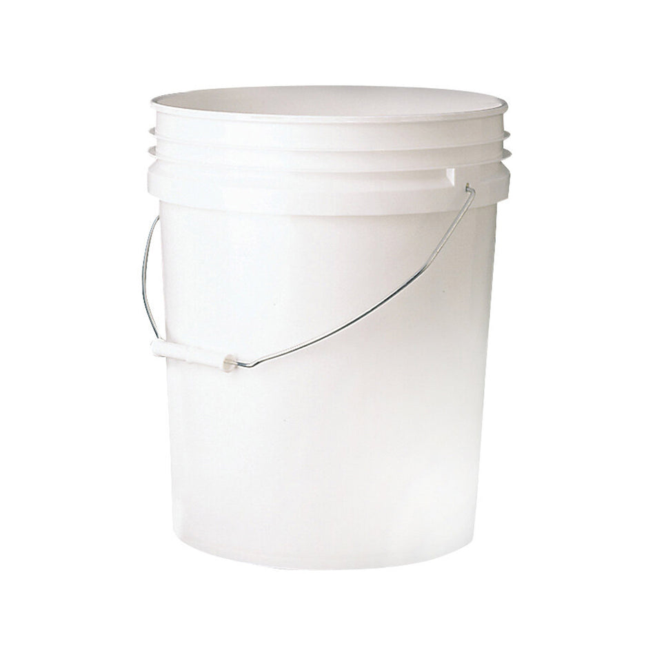 Leaktite White Plastic 5 Gallon Bucket - 005G01WH120