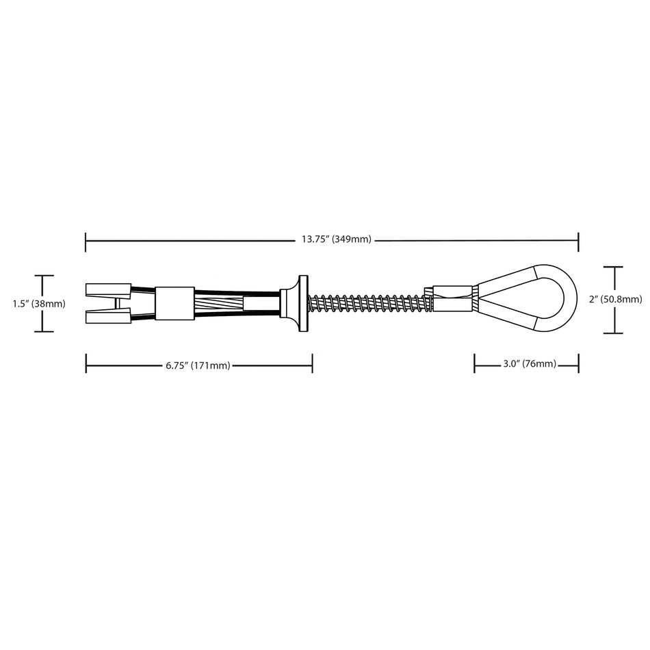 Palmer Safety Reusable Concrete Anchor 1 in. Hole 10,000 Lbs. - A3410000