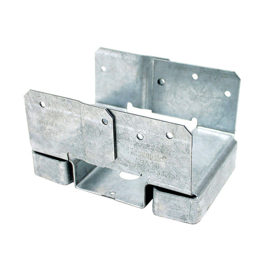 Simpson Strong-Tie ZMax 3.13 in. H X 3.56 in. W 14 speed Galvanized Steel Post Base - ABA46Z