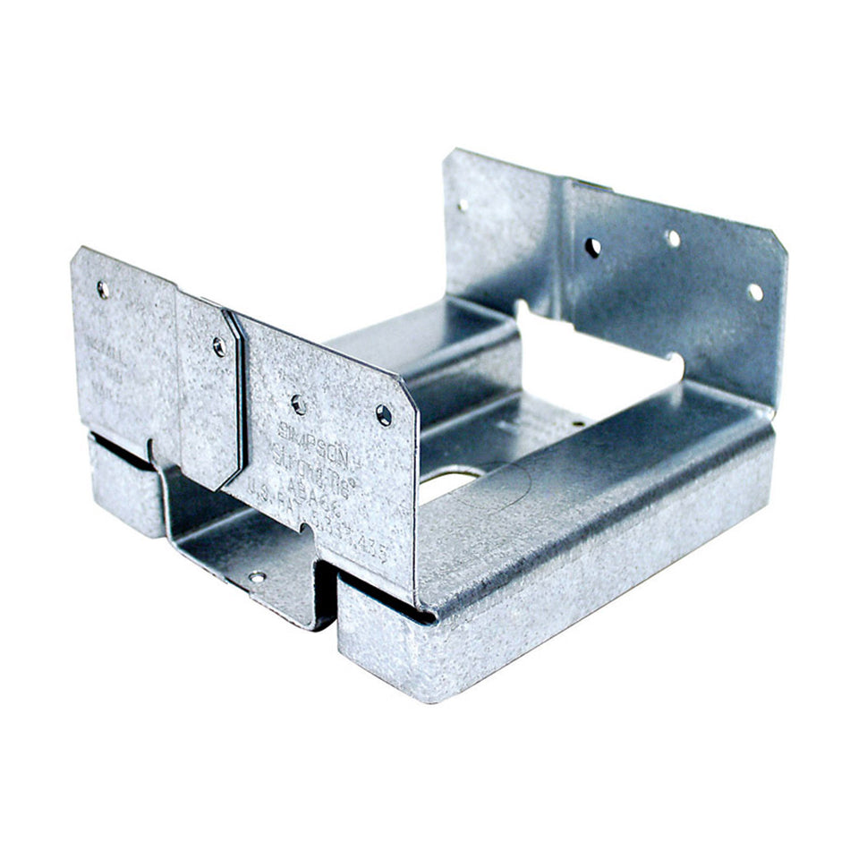 Simpson Strong-Tie ZMax 3.13 in. H X 5.5 in. W 14 Ga. Galvanized Steel Post Base - ABA66Z