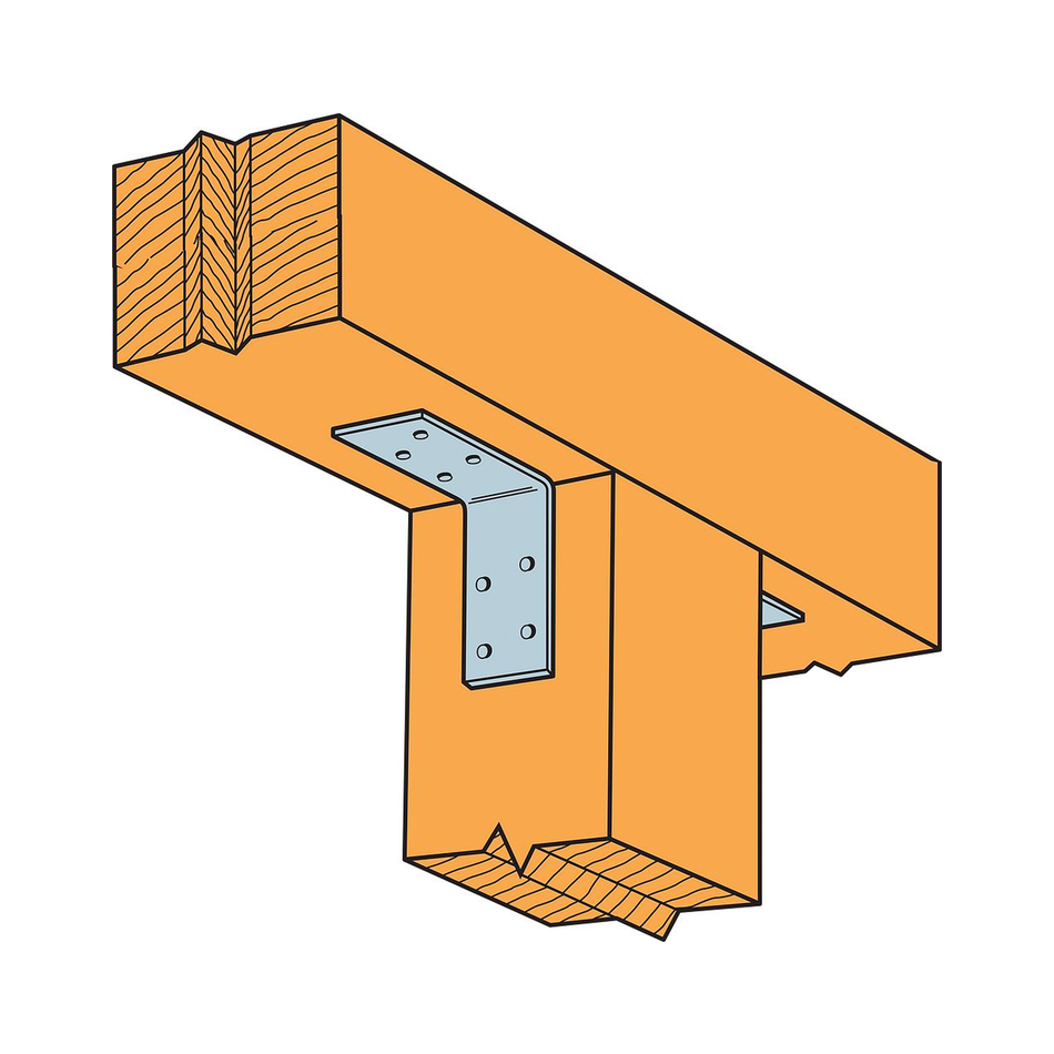 Simpson Strong-Tie 3 in. W X 1.5 in. L Galvanized Steel Angle - A33