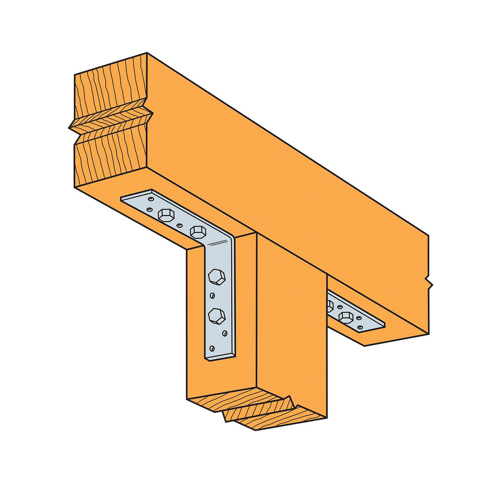 Simpson Strong-Tie 5.9 in. W X 1.5 in. L Galvanized Steel Angle - A66