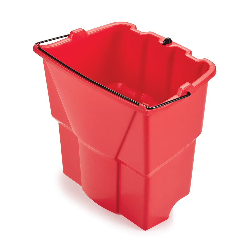 Rubbermaid Wavebrake 18 Qt Dirty Water Bucket, Red - 2064907