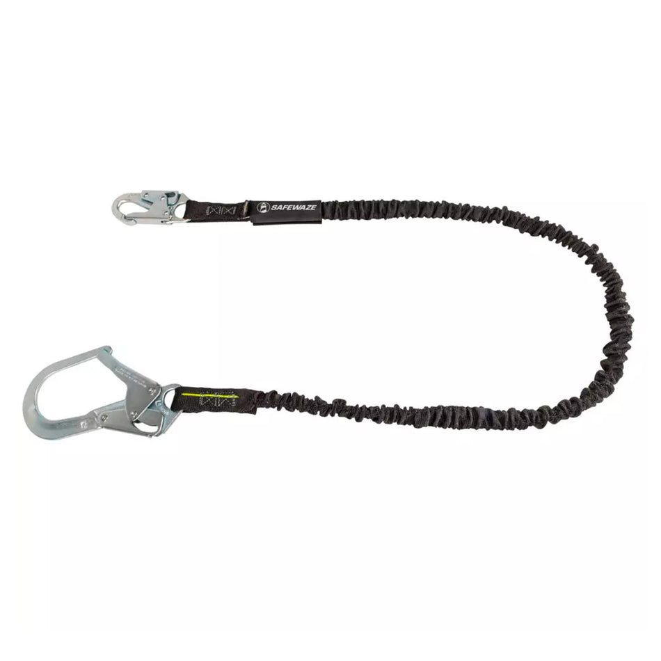 Safewaze PRO 6 ft. Internal Energy Absorbing Lanyard: Rebar Hook - FS585