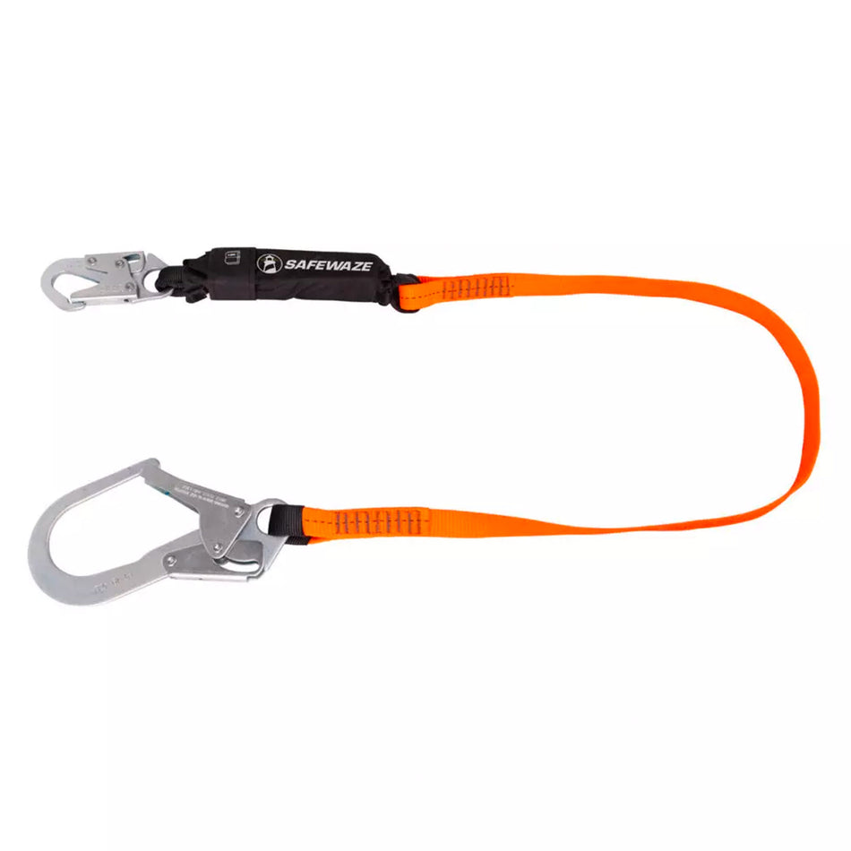 Safewaze V-Line 6 ft. Energy Absorbing Lanyard: Rebar Hook - FS88565-E