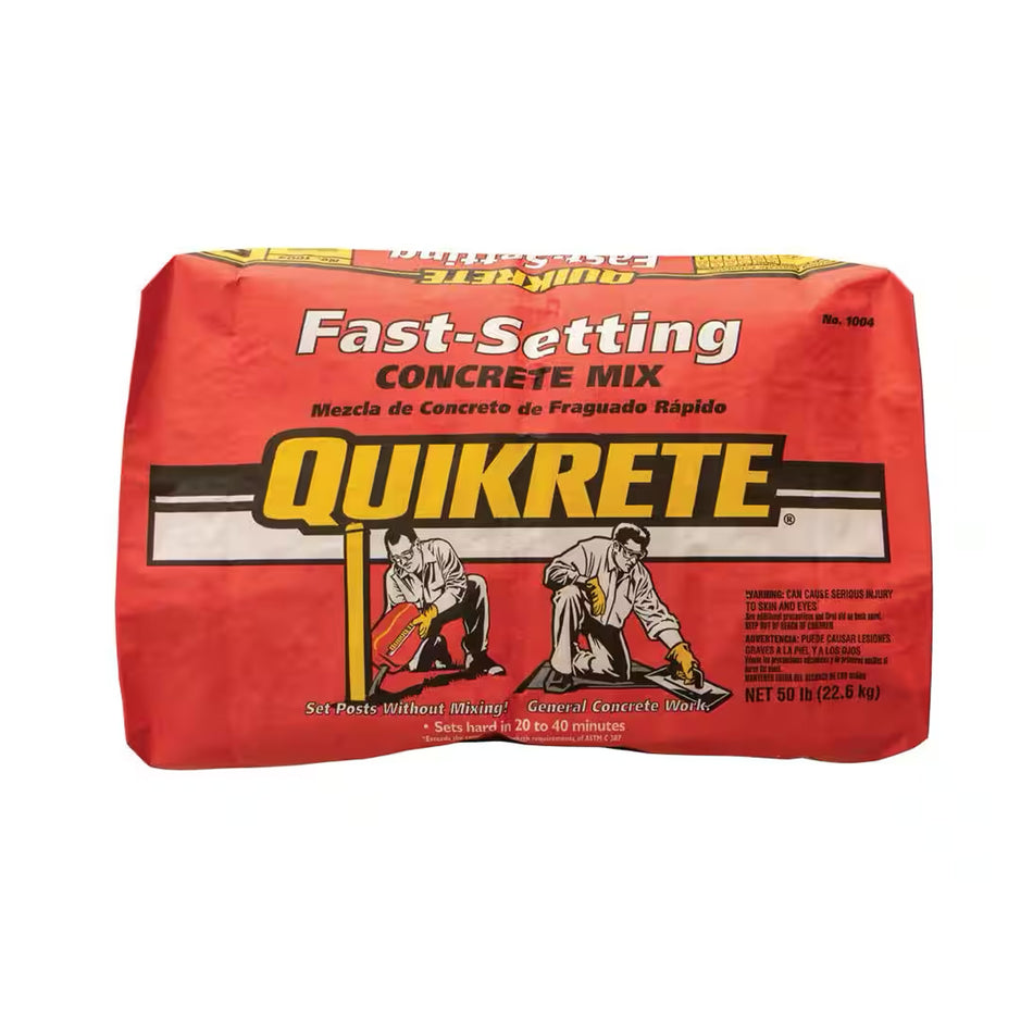 Quikrete Fast-Setting Concrete Mix - 50 lb Bag - 1004