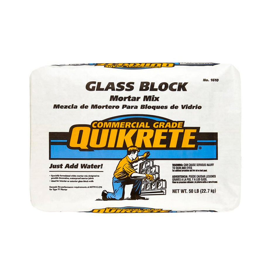 Quikrete Glass Block Mortar - 50 lb Bag - 1610