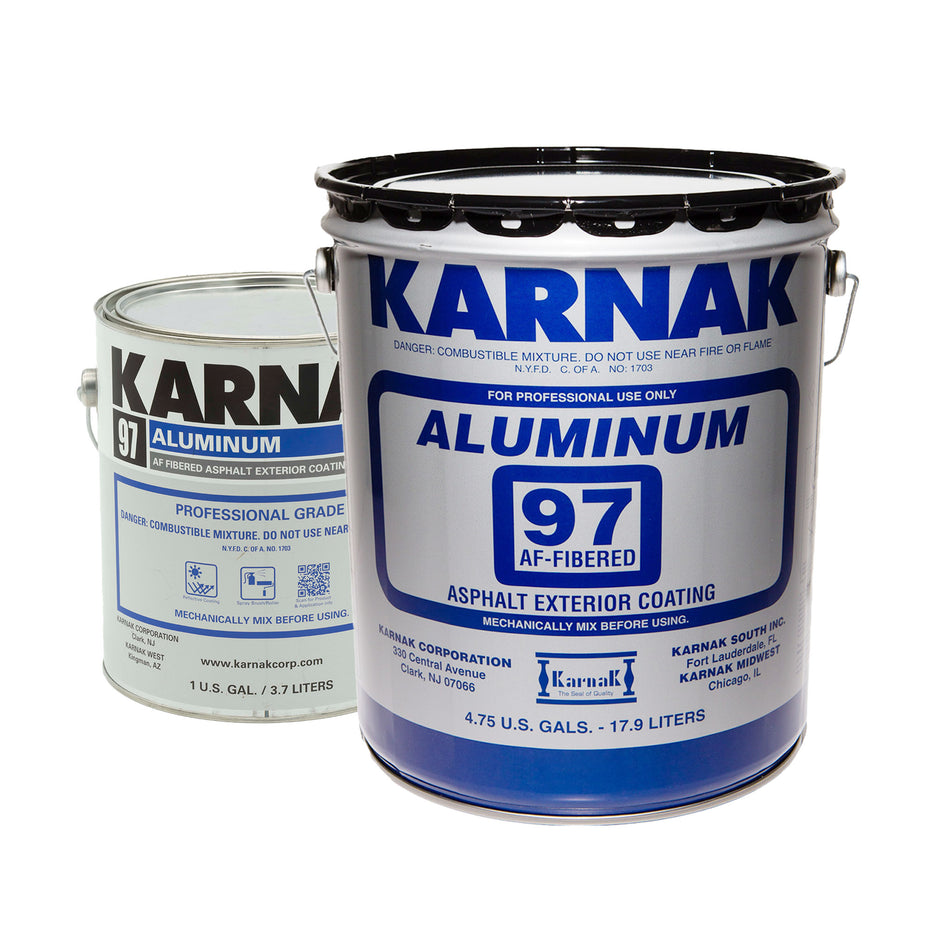 Karnak 97 Fibered Aluminum Roof Coating (Various Sizes)