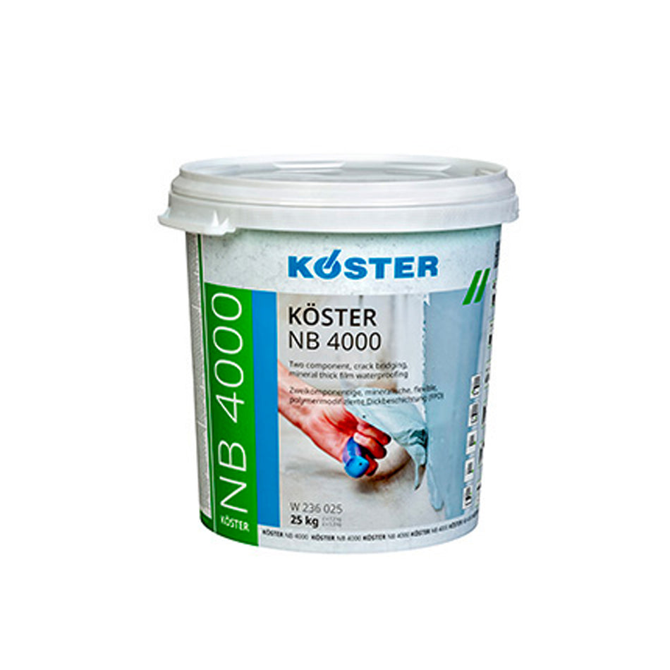 Koster NB 4000 - 2 Component, Elastic Mineral Waterproofing - W 236 025