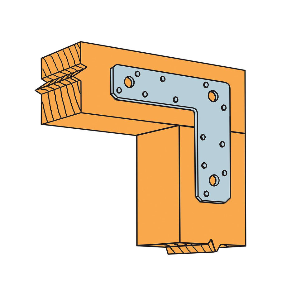 Simpson Strong-Tie 12 in.  x 12 in. - 14 Ga. Steel L Strap - 1212L