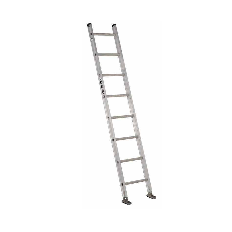 Louisville 8-Foot Aluminum Single Extension Ladder 300-Pound Load - AE2108