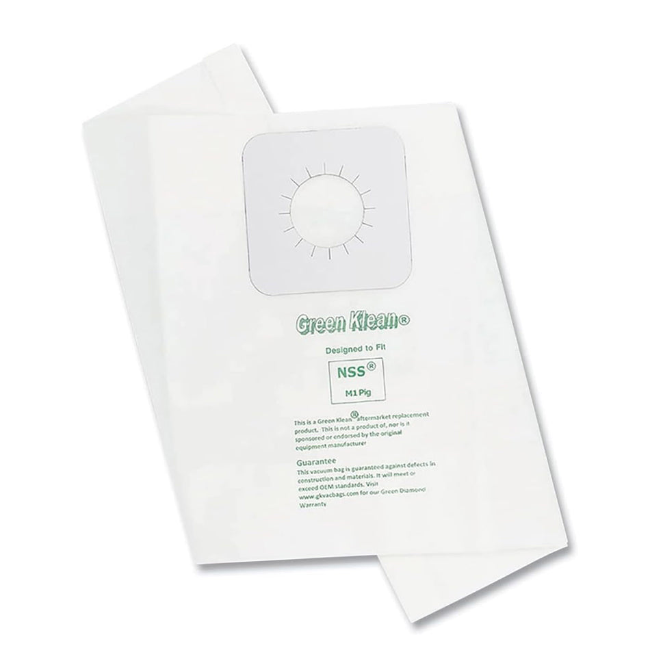 Green Klean NSS M1 Pig Replacement Vacuum Bags - 3 Pack - GK-M1Pig