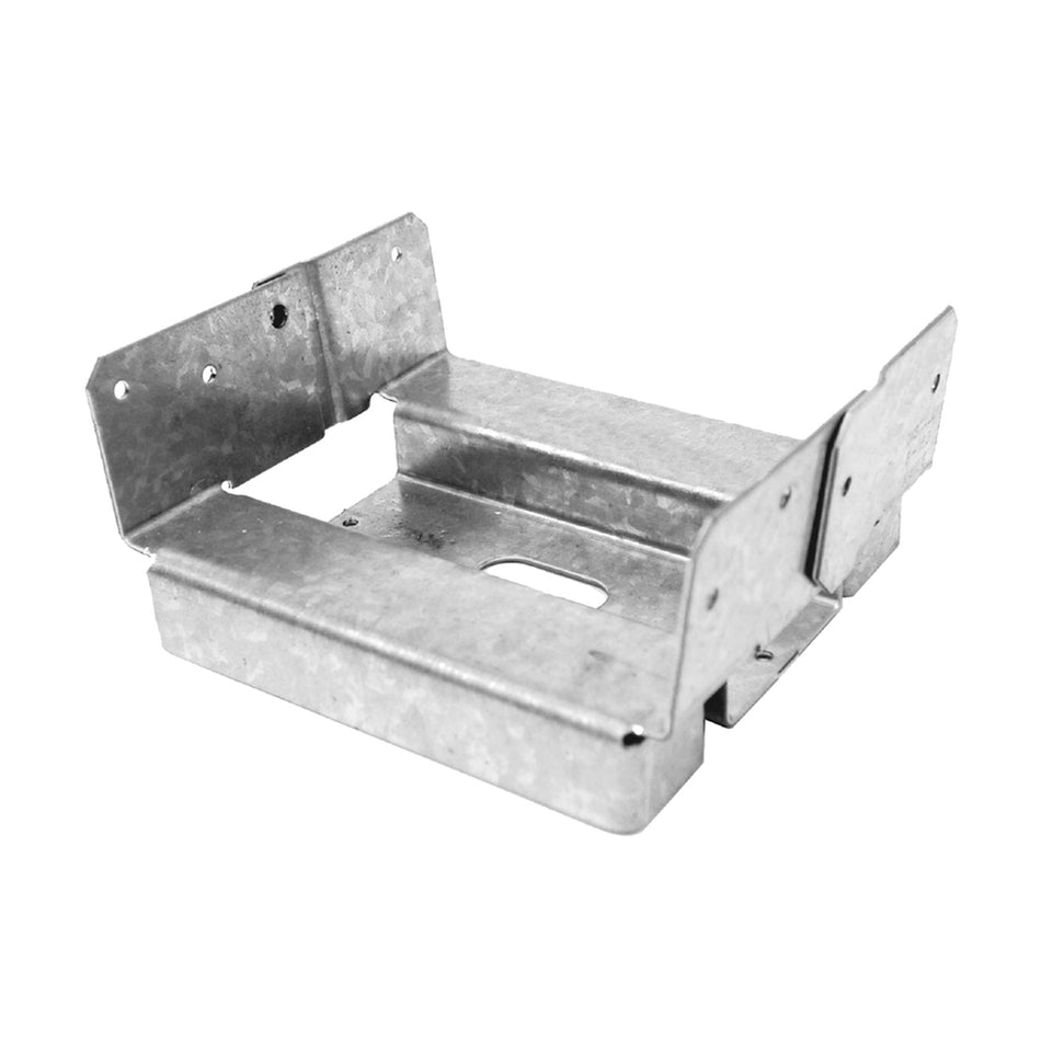 Simpson Strong-Tie 6 in. H X 6 in. W 14 Ga. Galvanized Steel Adjustable Post Base - ABA66RZ