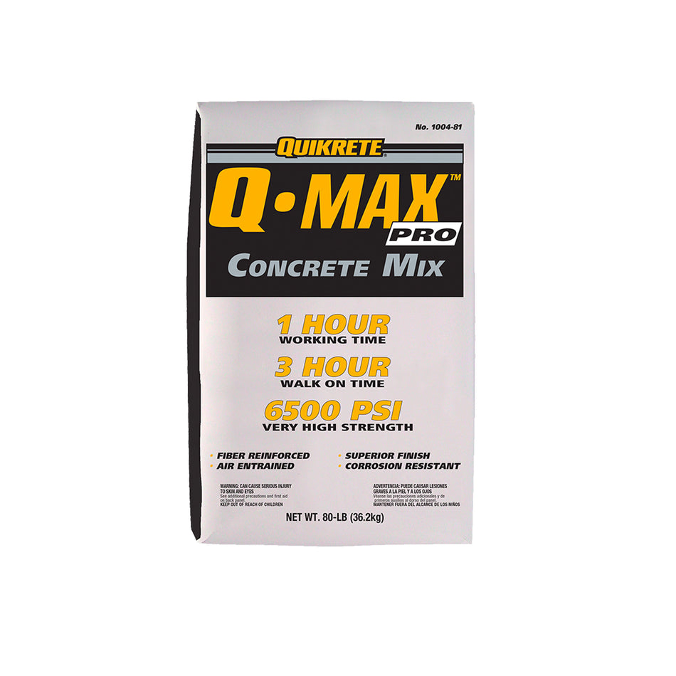 Quikrete Q•Max Pro Concrete Mix - 80 lb Bag - 1004-81