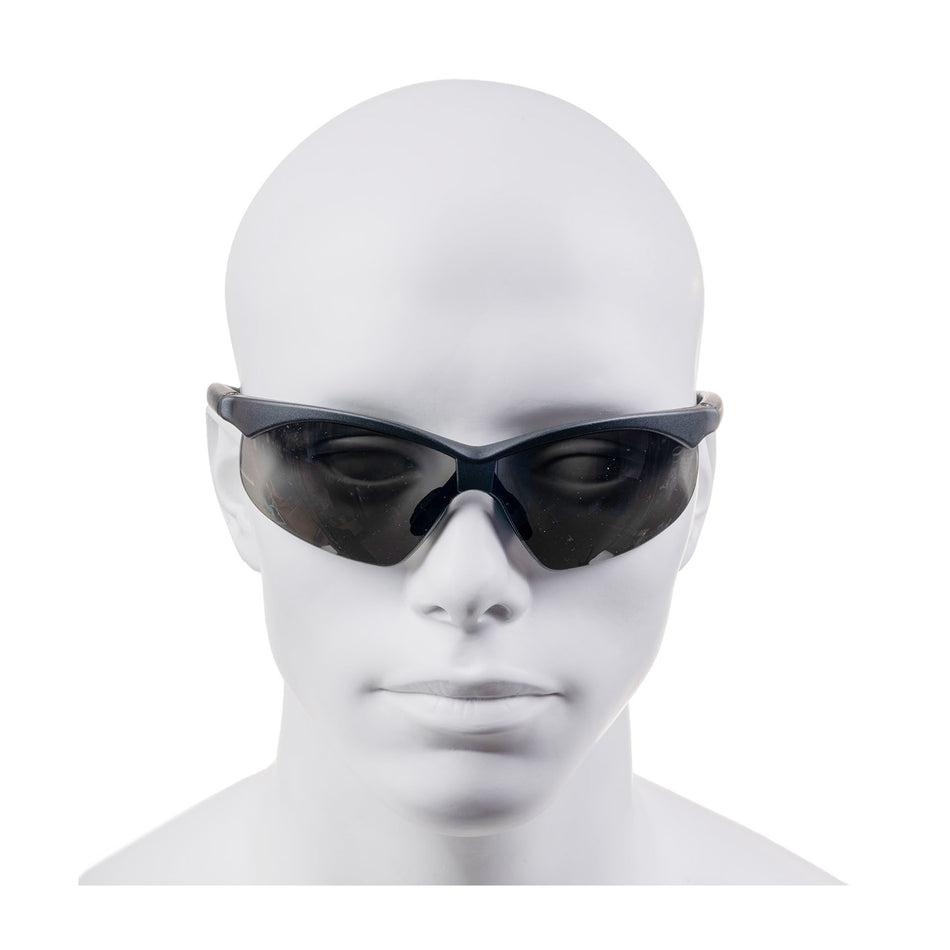 Rival Safety Glasses With Convenient Neck Cord, Grey - SGRIVALGREYH/C