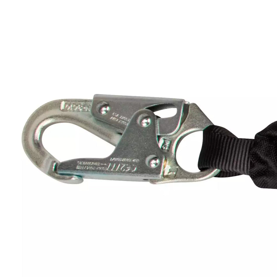 Safewaze PRO 6 ft. Energy Absorbing Lanyard: Dual Leg, Snap Hooks FS561