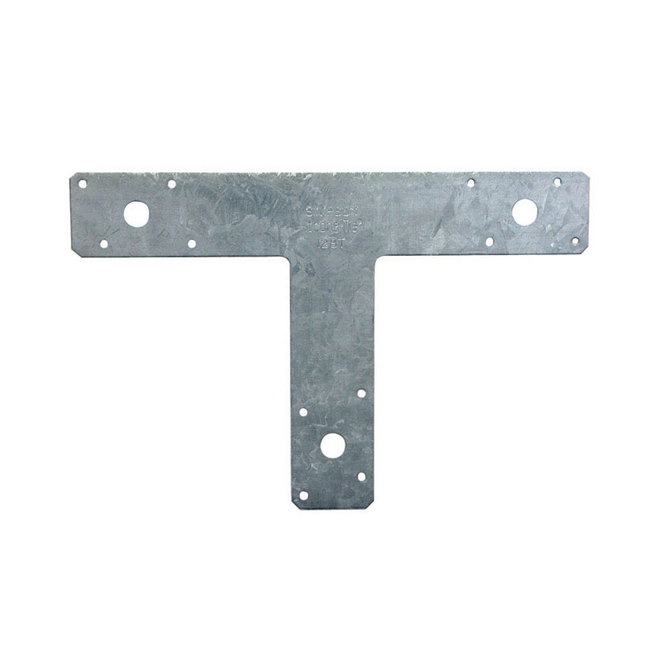 Simpson Strong-Tie 8 in. h X 12 in. w 14 Ga. Galvanized Steel T Strap - 128T