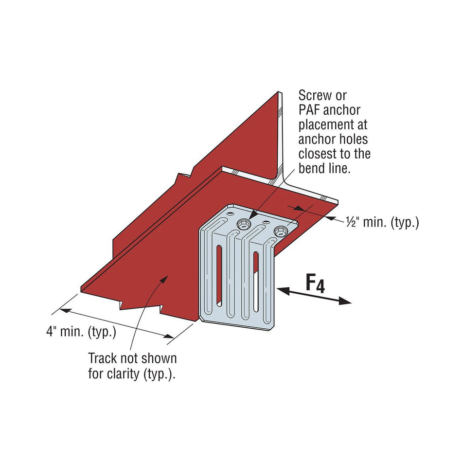 Simpson Strong-Tie Galvanized Silver Steel Double Truss Clip For 2-1/2 - DTC