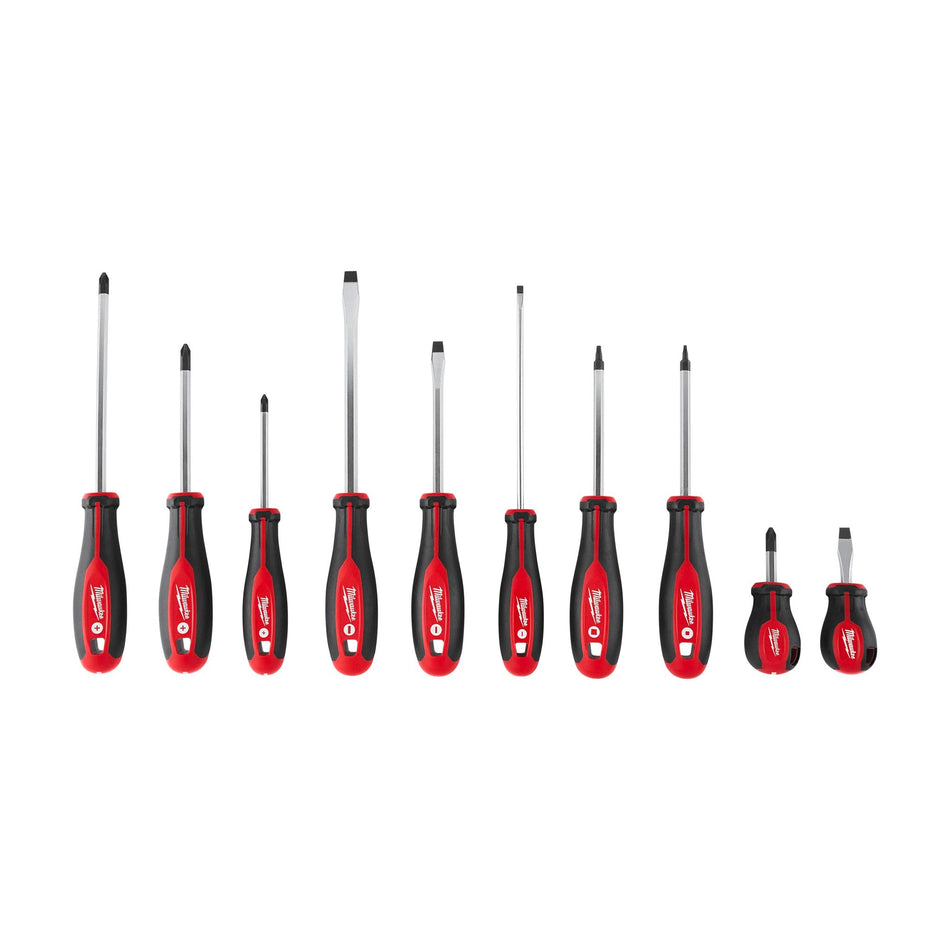 Milwaukee 10-Piece Screwdriver Kit - 48-22-2710