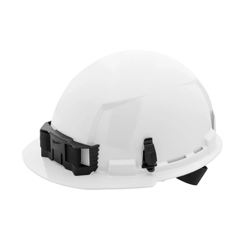 Milwaukee BOLT White Front Brim Hard Hat w/4pt Ratcheting Suspension - Type 1, Class E - 48-73-1100