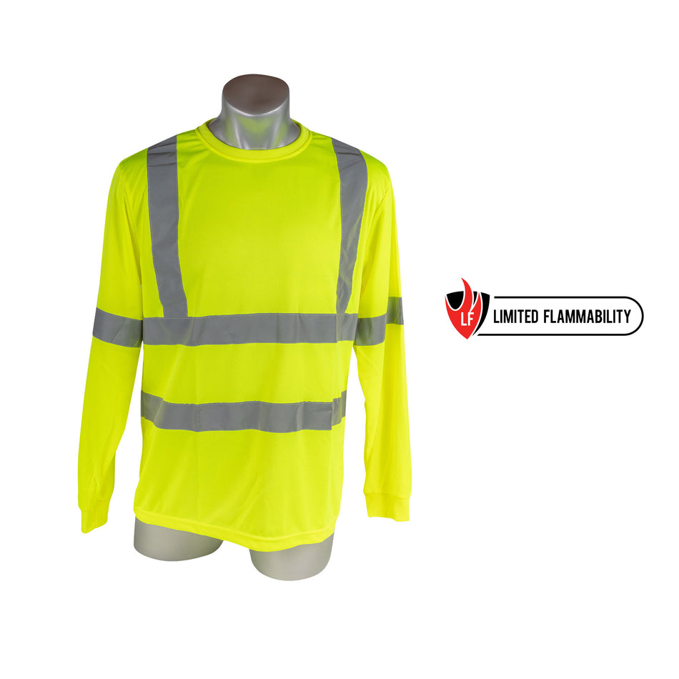 Palmer Safety Safety Shirt Long Sleeve Class 3 - SSL2104FR