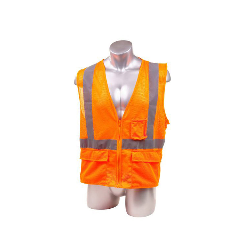 Palmer Safety Class 2 Safety Vests With 5 Pockets - SV2184