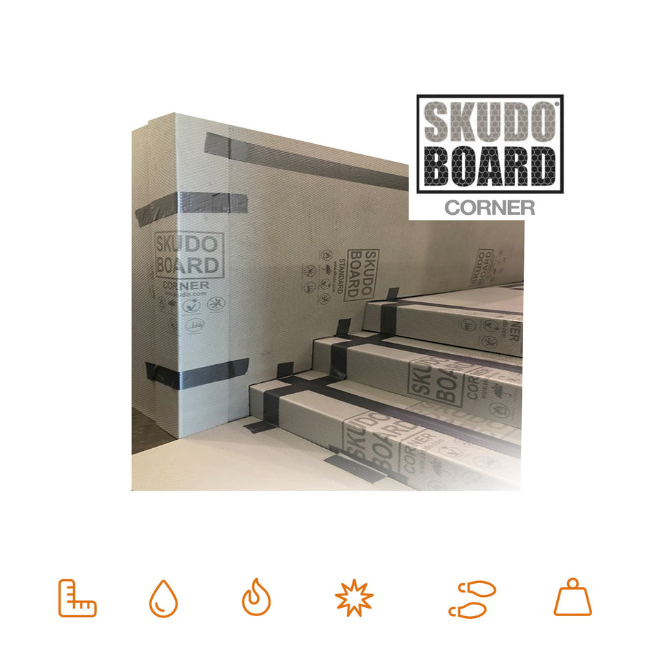 SkudoBoard Corner Guard - Protection for Stairs and Corners