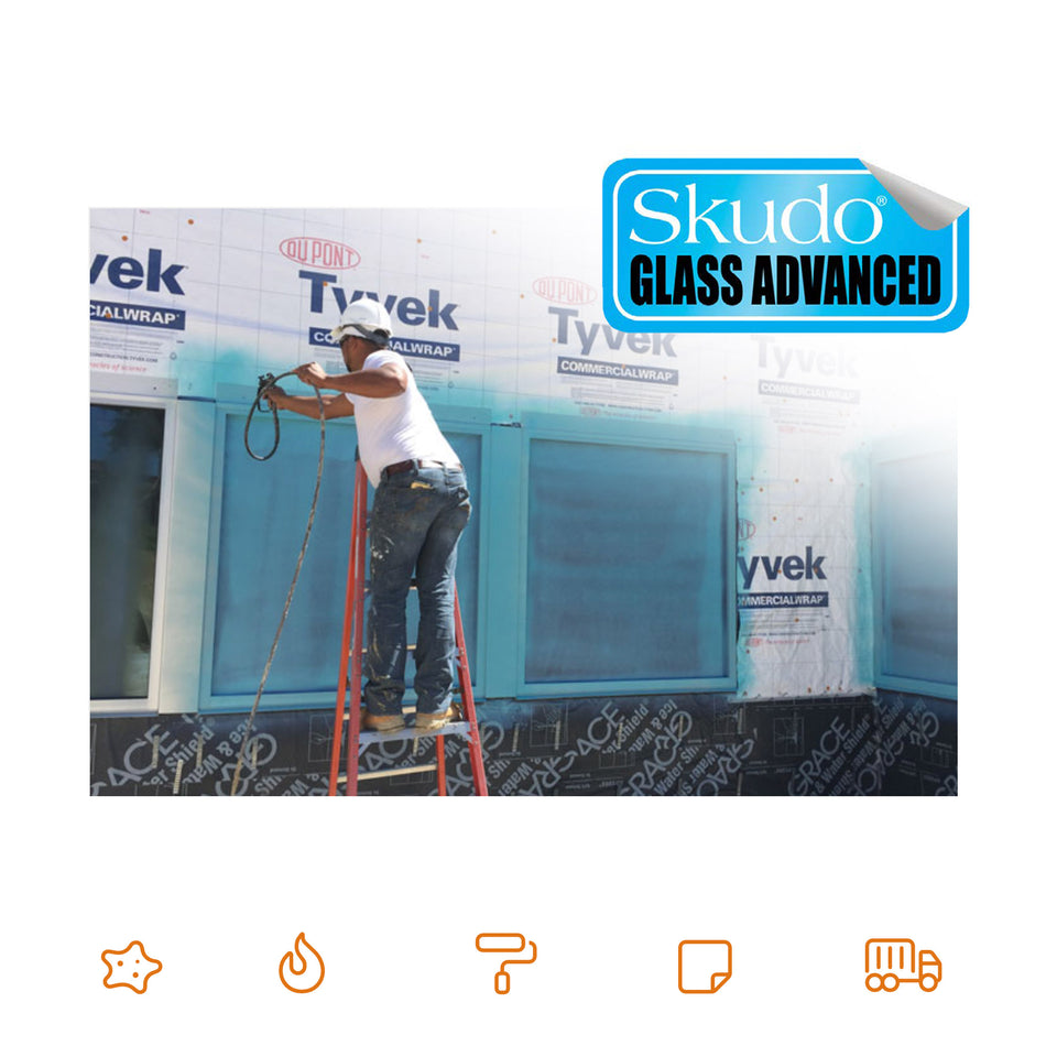 Skudo Glass Advanced -  Temporary Window, Glass & Metal Protection