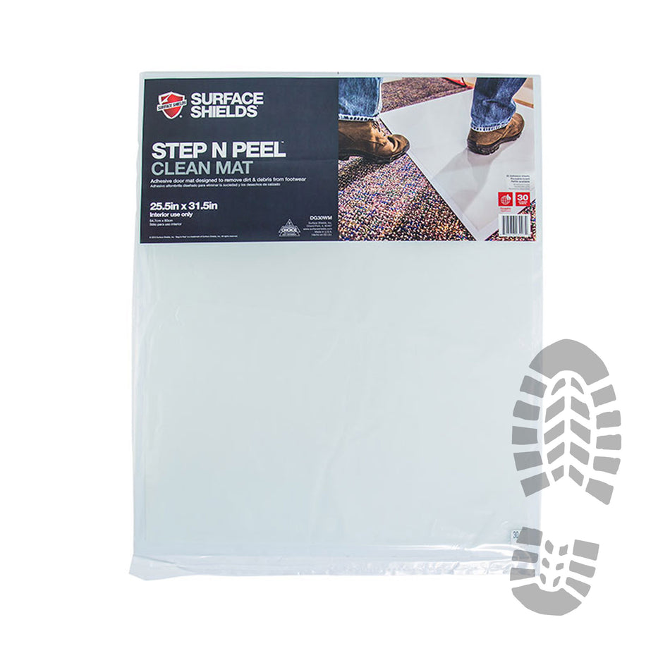 Surface Shields Step N Peel - Clean Mats With Board