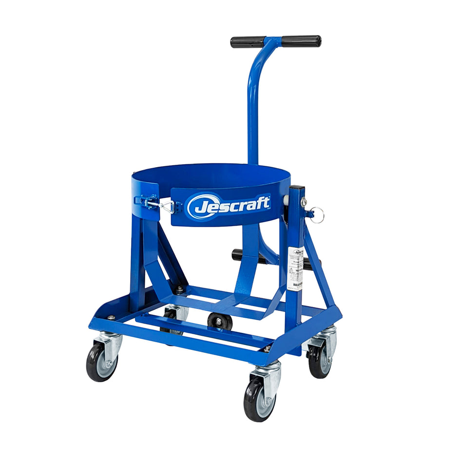 Jescraft Barrel Cart for Self-Leveling Underlayment - BC-200-4SBK