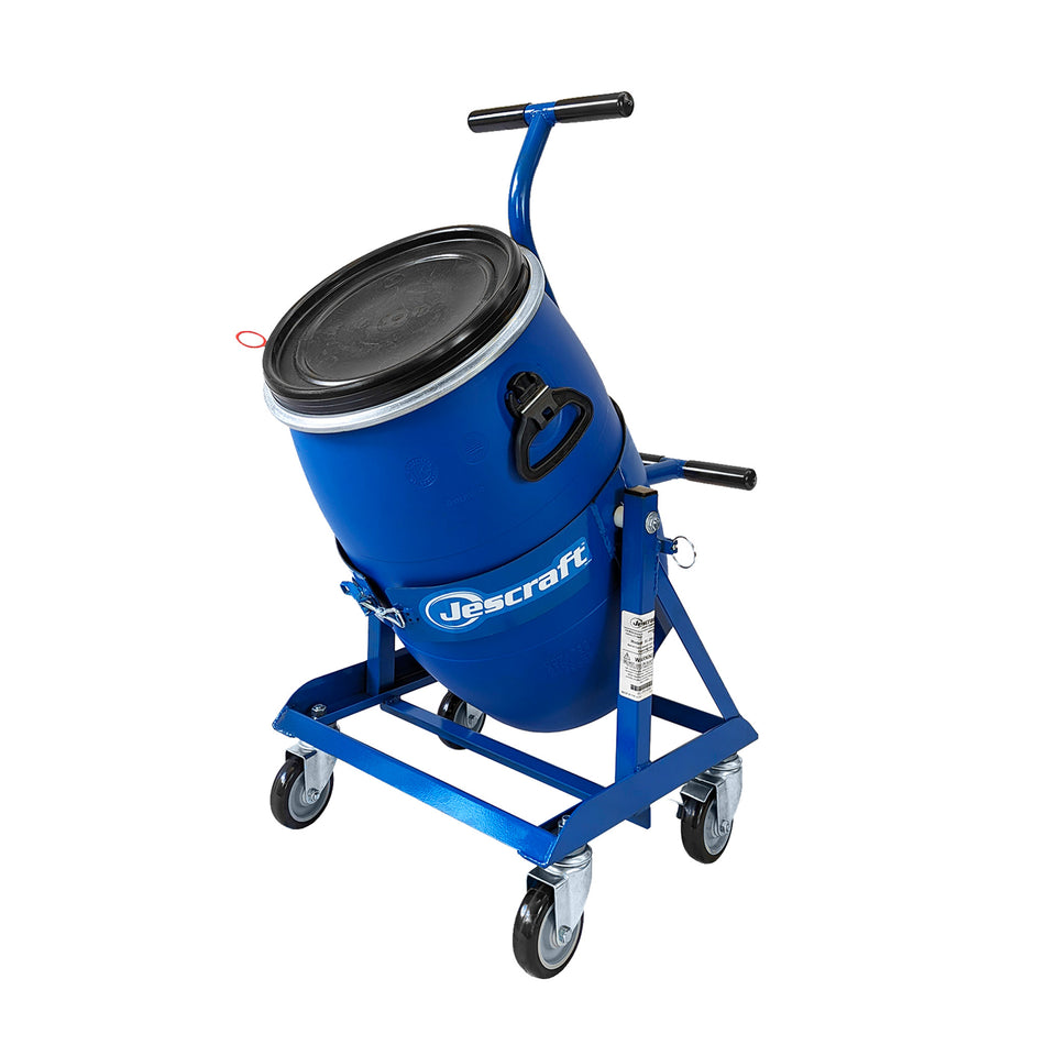 Jescraft Barrel Cart for Self-Leveling Underlayment - BC-200-4SBK