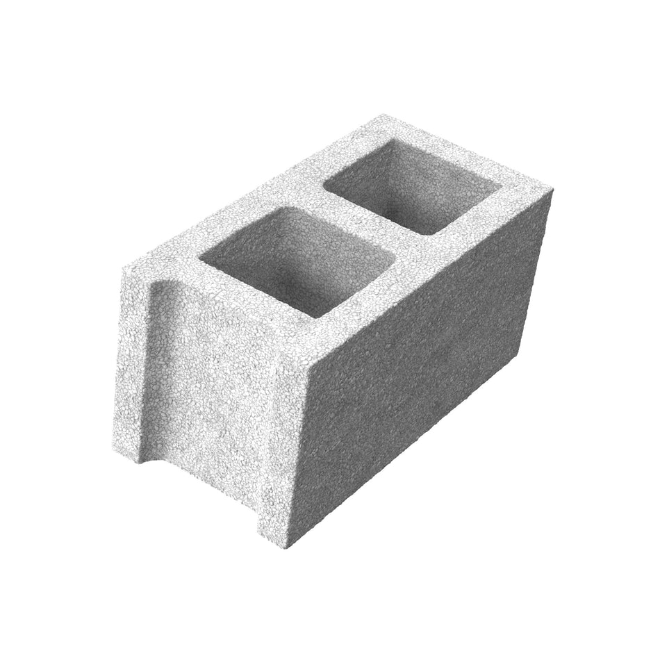 Concrete Corner Block - Hollow - 8 in. x 8 in. x 16 in.
