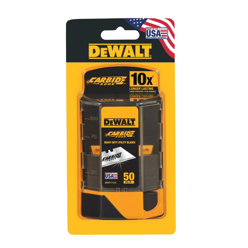 Dewalt Carbide Utility Blades (50 PK) - DWHT11131L