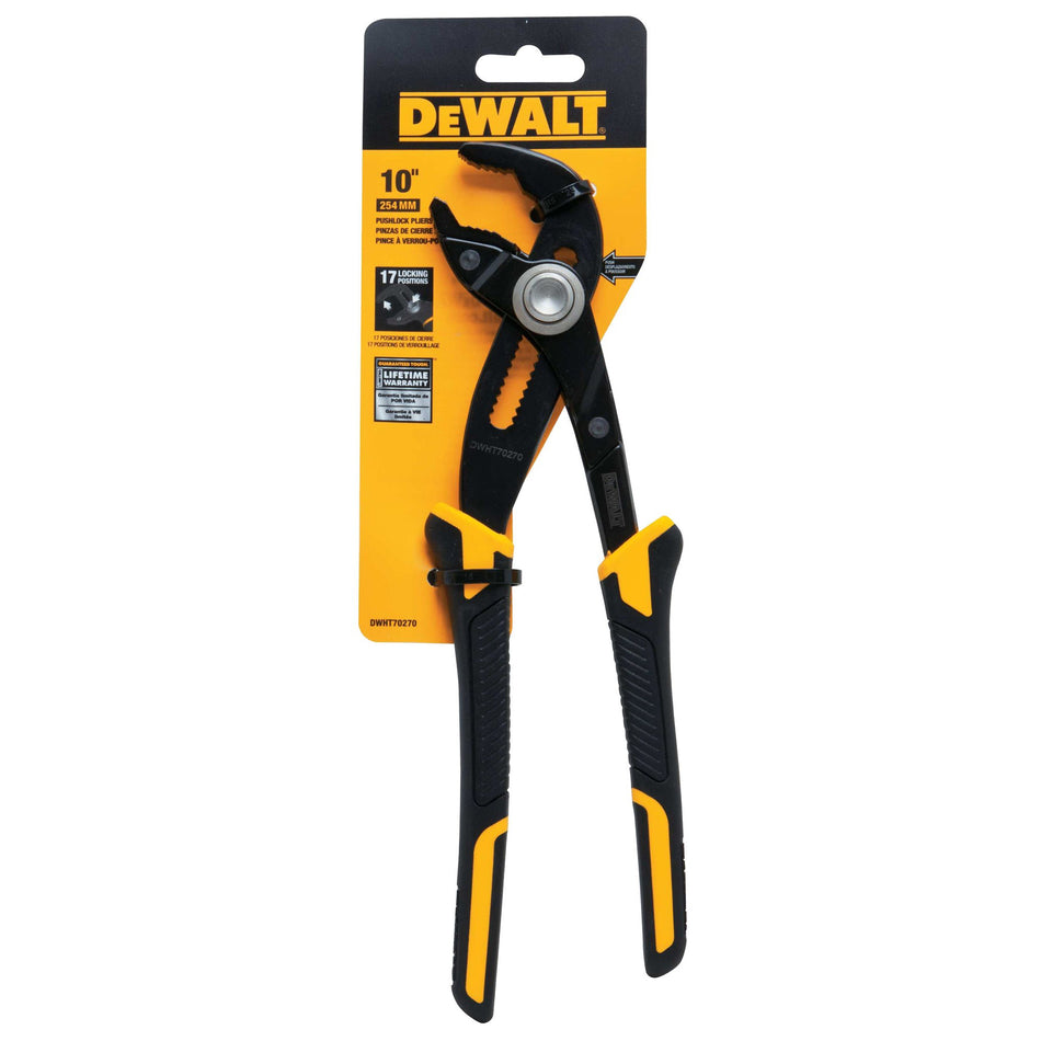 Dewalt 10 in. Pushlock Pliers - DWHT70270