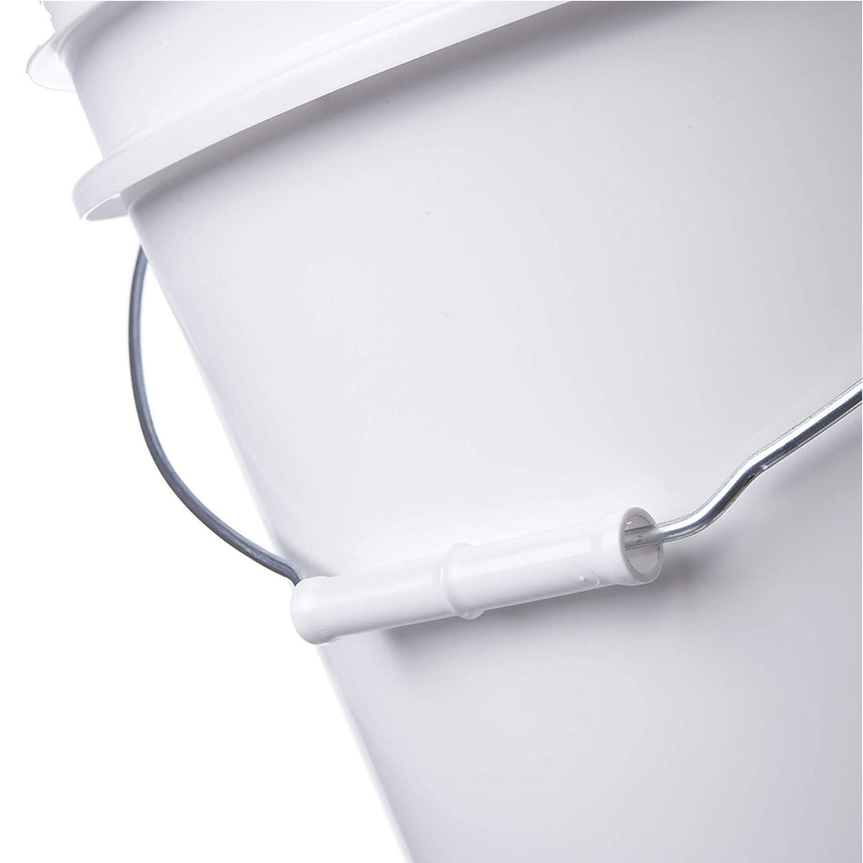 White Plastic Bucket - 5 Gallon