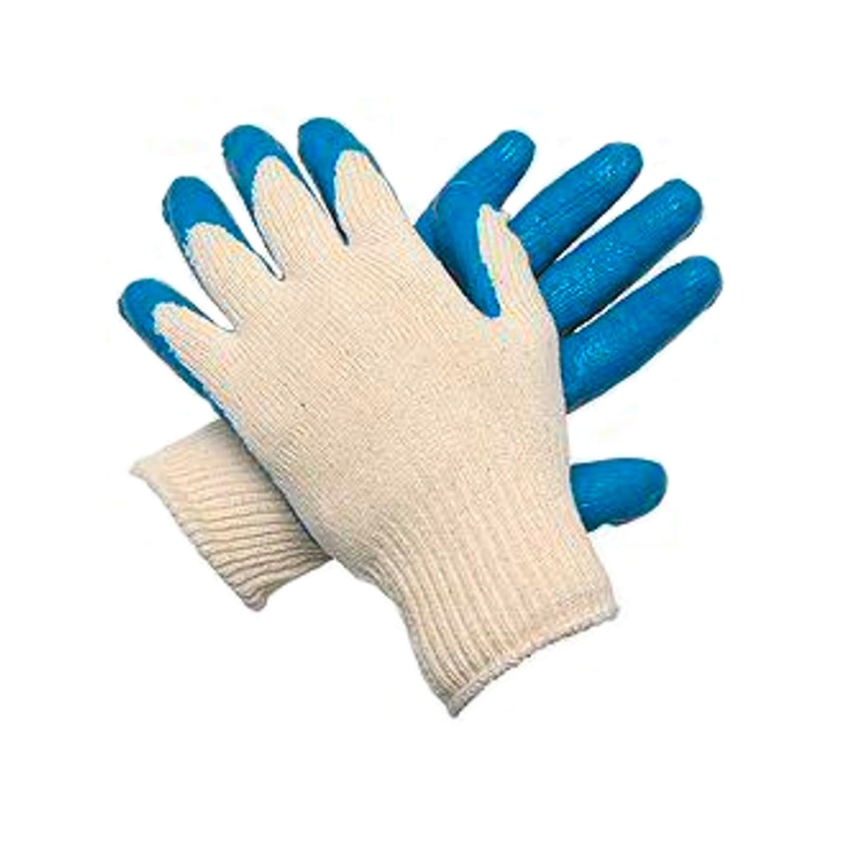 Blue Dipped Latex Gloves