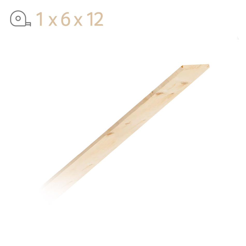 Douglas Fir 1 in. x 6 in. x 12 ft.