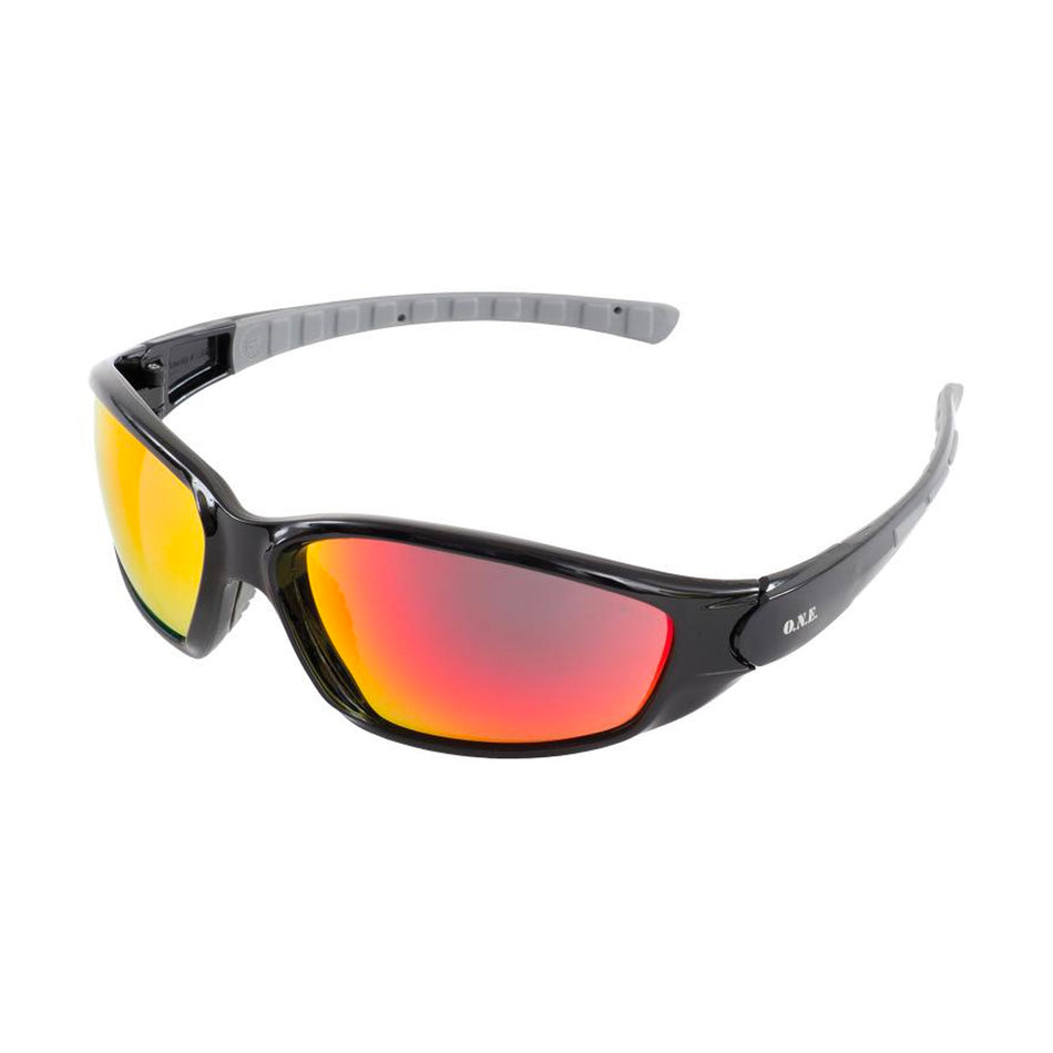 Safety Ammo Sport Gloss Safety Glasses, Red Mirror - ERB 18041