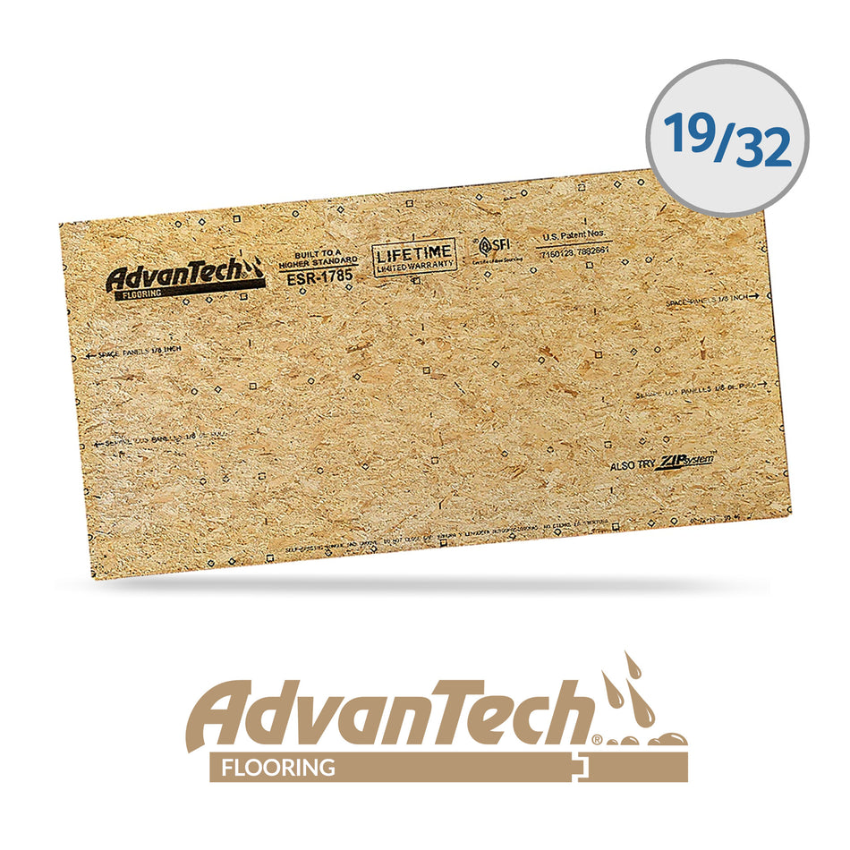 Advantech Flooring Panel - 19/32 in. x 4 ft. x 8 ft.