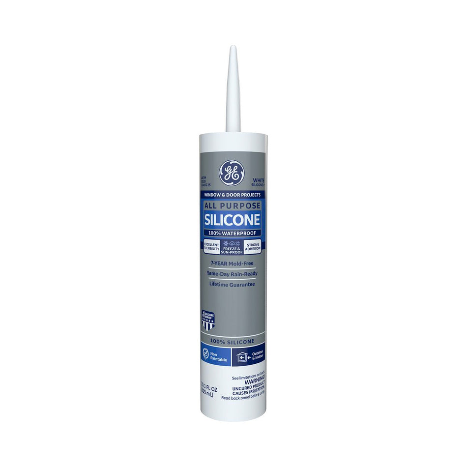 GE All Purpose Silicone 1 Sealant - Clear - 10 fl oz.